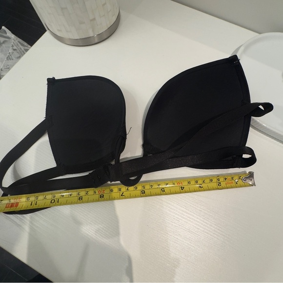 Strapless Low Dip Bra Black - Picture 6 of 6